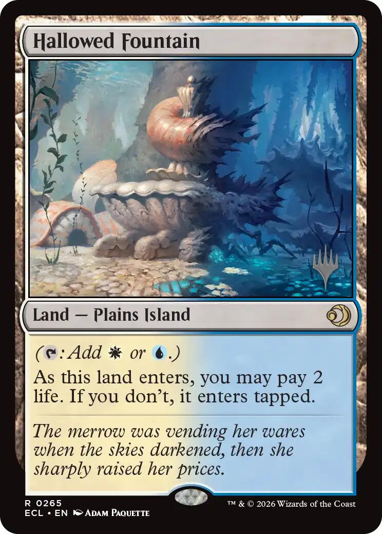 Hallowed Fountain [Lorwyn Eclipsed Promos] | Mega City Incorporated