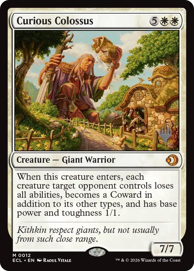 Curious Colossus [Lorwyn Eclipsed Promos] | Mega City Incorporated