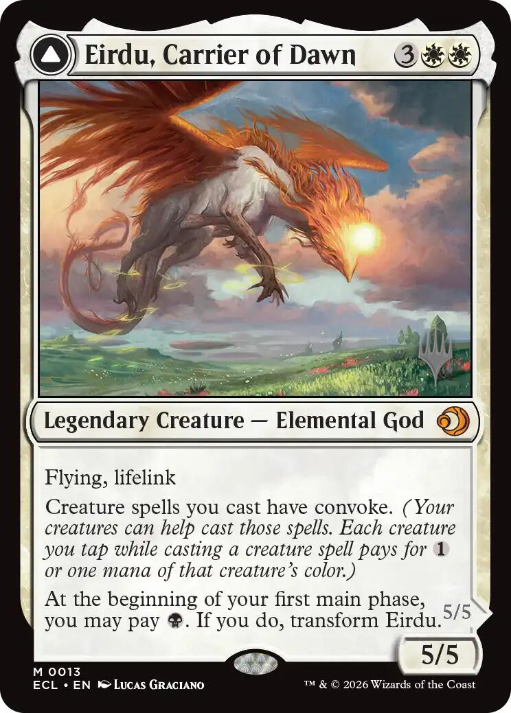 Eirdu, Carrier of Dawn [Lorwyn Eclipsed Promos] | Mega City Incorporated