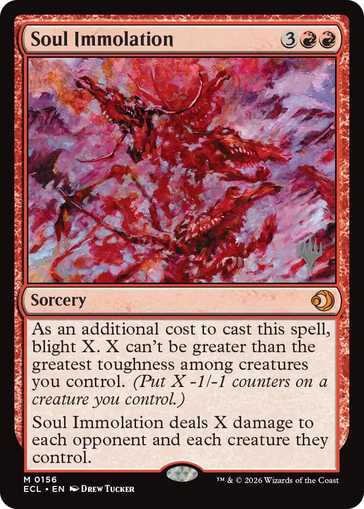 Soul Immolation [Lorwyn Eclipsed Promos] | Mega City Incorporated
