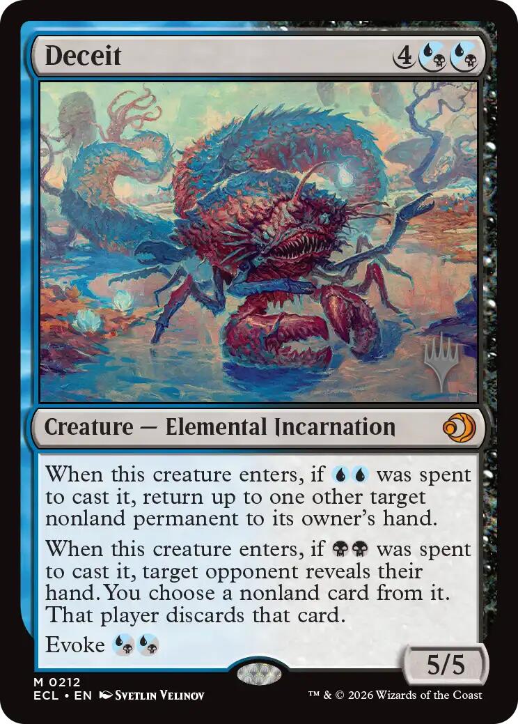 Deceit [Lorwyn Eclipsed Promos] | Mega City Incorporated