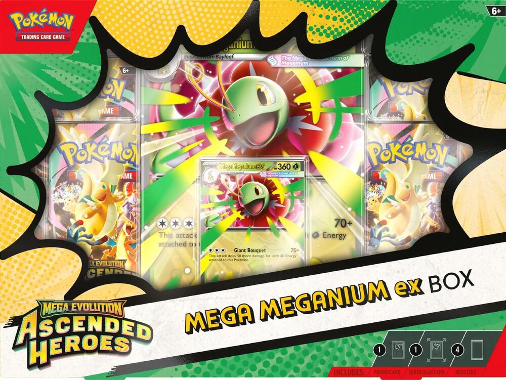 Ascended Heroes Mega Meganium ex Box | Mega City Incorporated