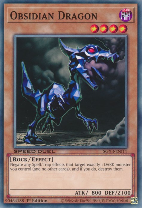 Obsidian Dragon [SGX3-ENI11] Common | Mega City Incorporated