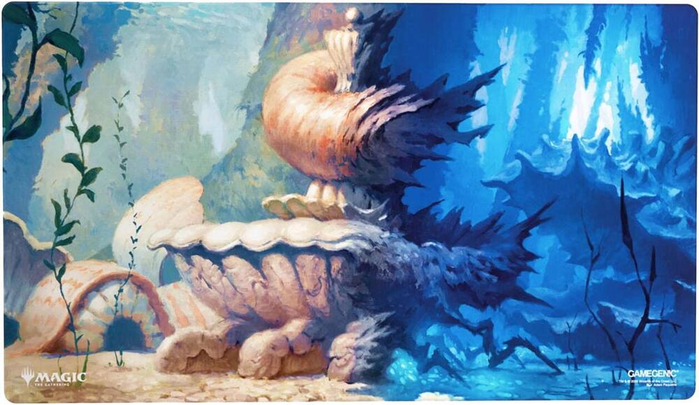 Magic: The Gathering Lorwyn Eclipsed Shiny Playmat - Hallowed Fountain | Mega City Incorporated