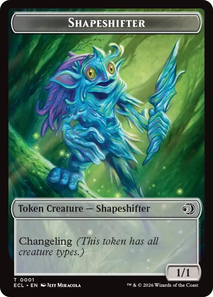 Copy // Shapeshifter Double-Sided Token [Lorwyn Eclipsed Tokens] | Mega City Incorporated
