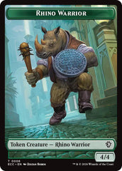 Rhino Warrior // Elemental (0009) Double-Sided Token [Lorwyn Eclipsed Tokens] | Mega City Incorporated