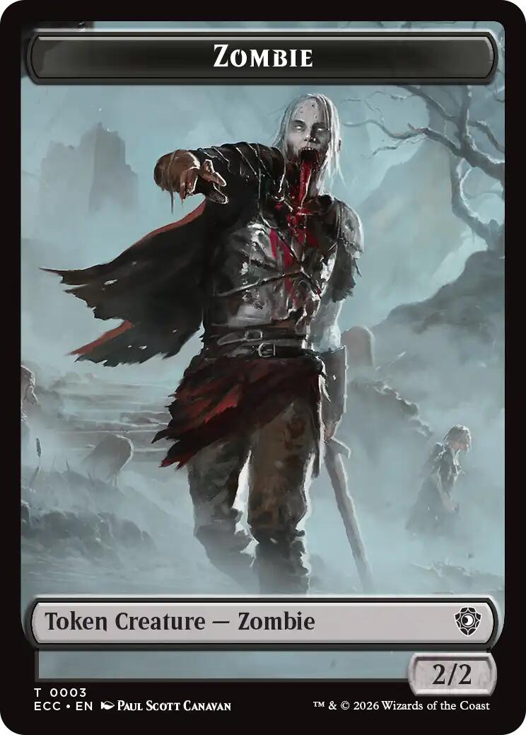 Zombie // Snake Double-Sided Token [Lorwyn Eclipsed Tokens] | Mega City Incorporated