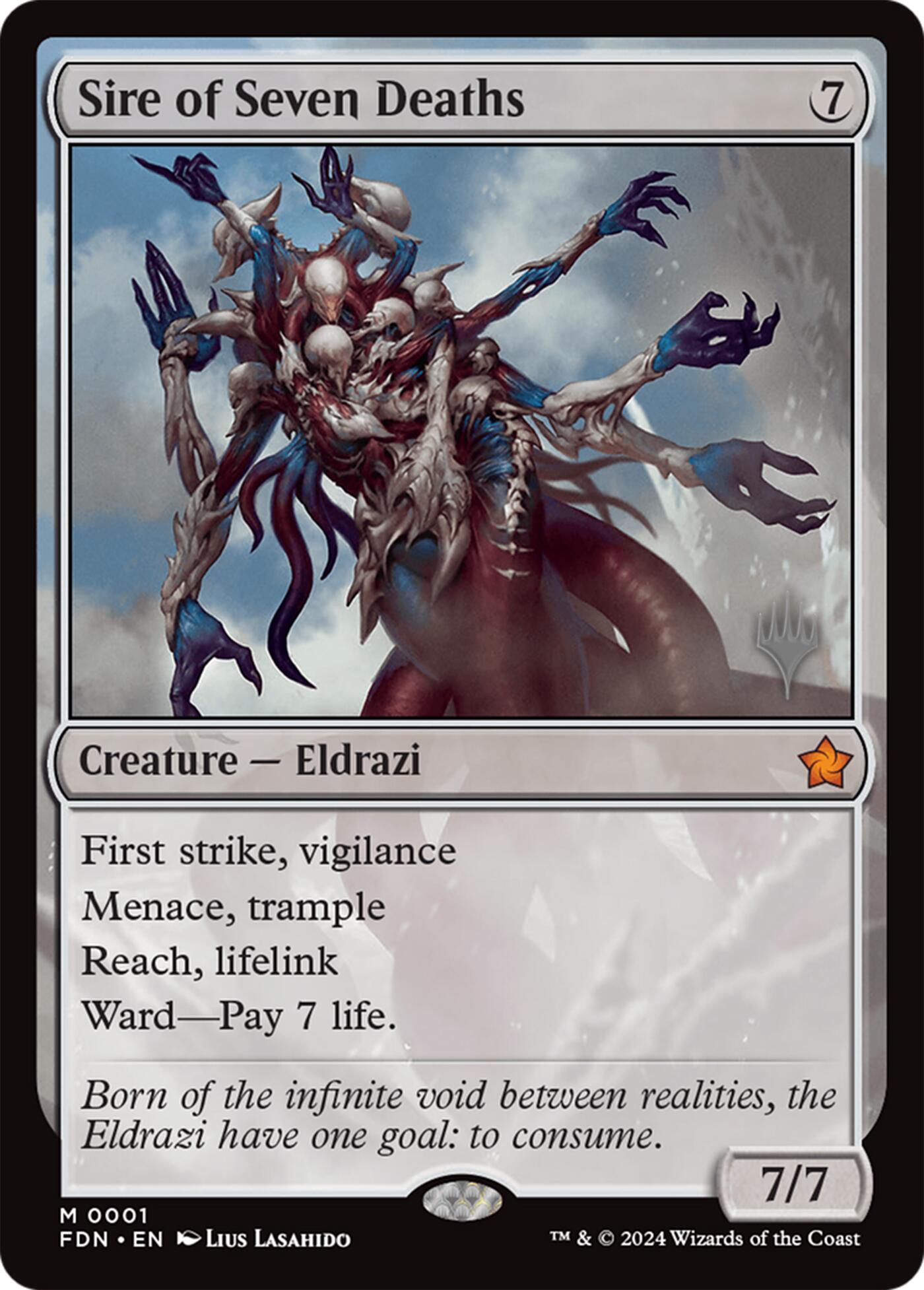Sire of Seven Deaths [Lorwyn Eclipsed Promos] | Mega City Incorporated