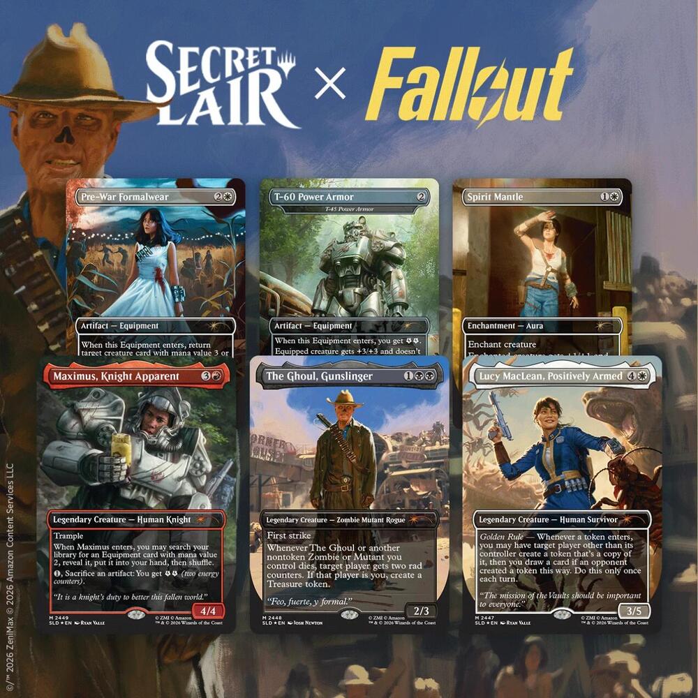 MTG - Secret Lair Fallout - Beyond Vault 33 | Mega City Incorporated