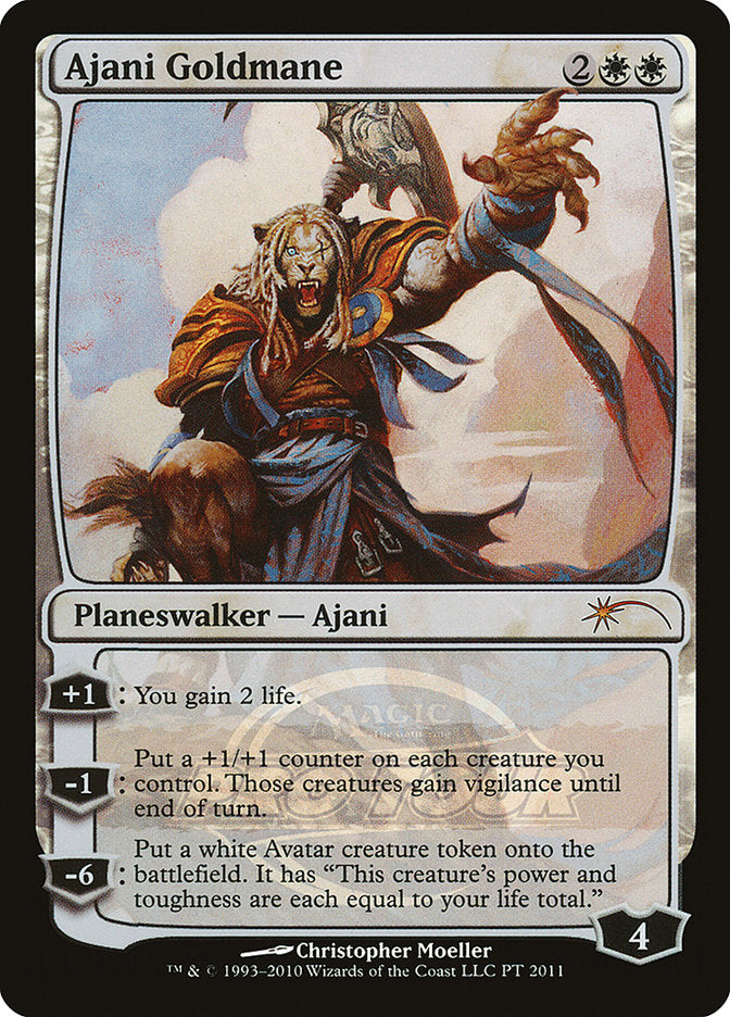 Ajani Goldmane (Pro Tour) [Pro Tour Promos] | Mega City Incorporated