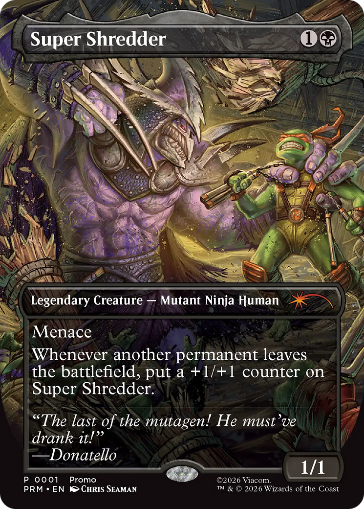 Super Shredder (Borderless) [Spotlight Series] | Mega City Incorporated
