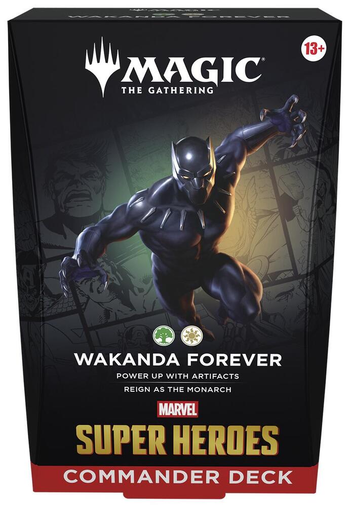 Marvel Super Heroes Commander Deck - Wakanda Forever - Commander: Marvel Super Heroes (MSC) | Mega City Incorporated