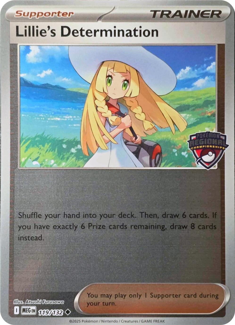 Lillie's Determination (119/132) (Regional Championships) [League & Championship Cards] | Mega City Incorporated