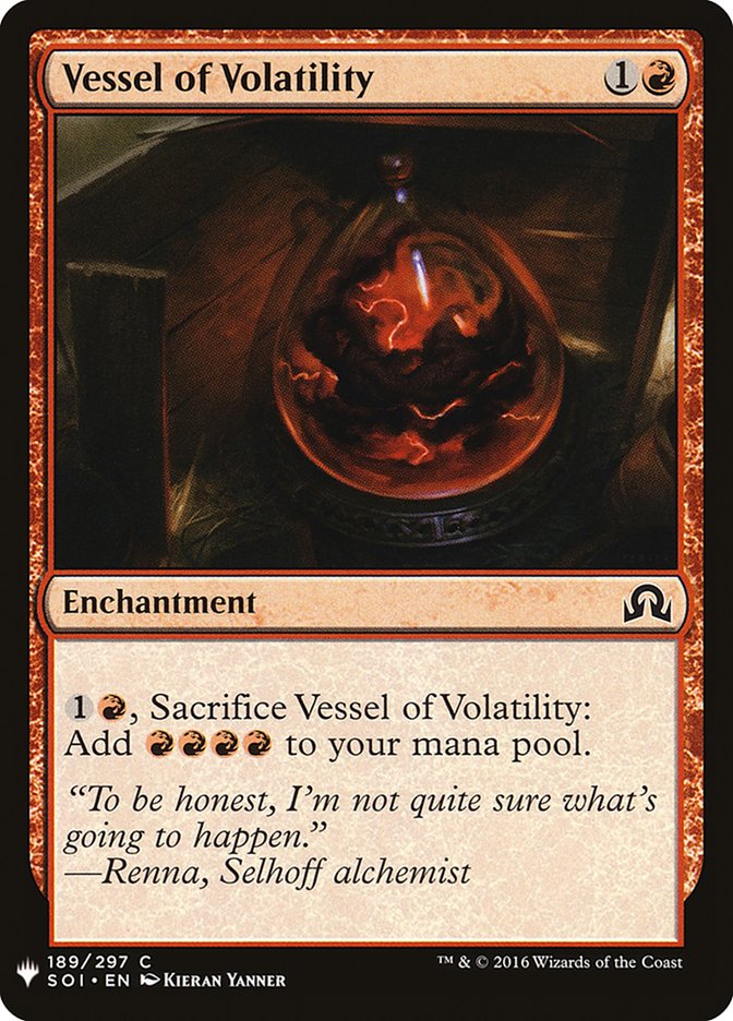 Vessel of Volatility [Mystery Booster] | Mega City Incorporated