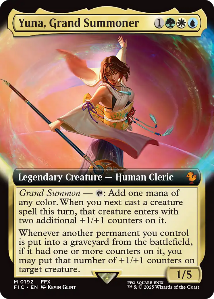 Yuna, Grand Summoner (Extended Art) [FINAL FANTASY Commander] | Mega City Incorporated