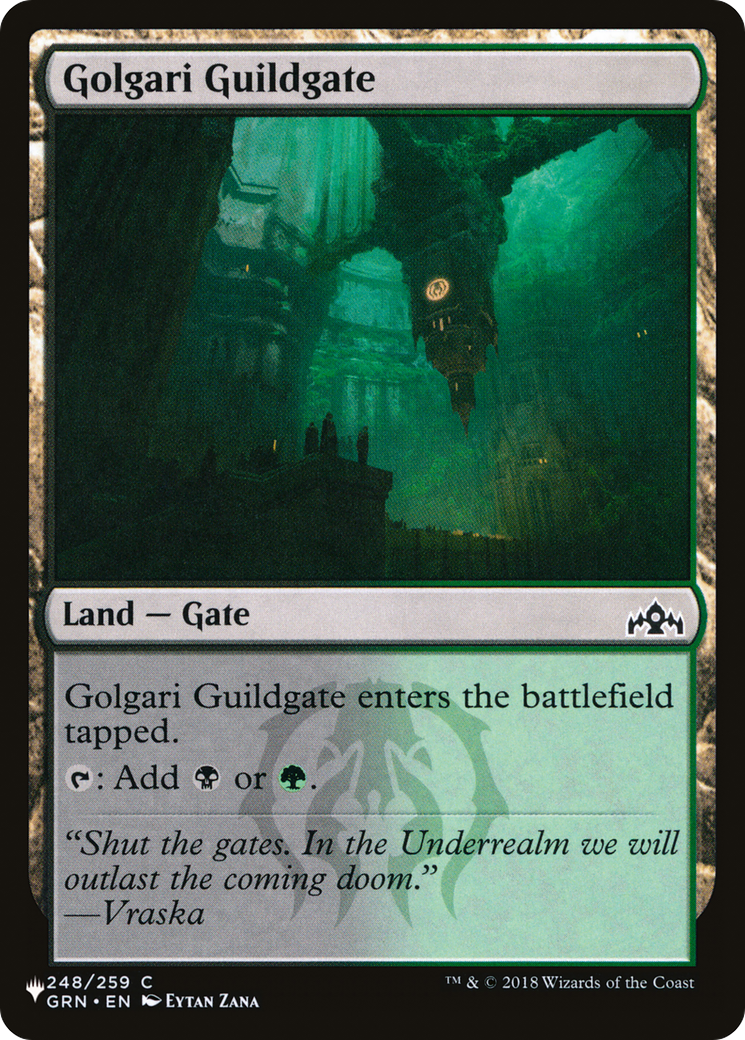 Golgari Guildgate [The List] | Mega City Incorporated