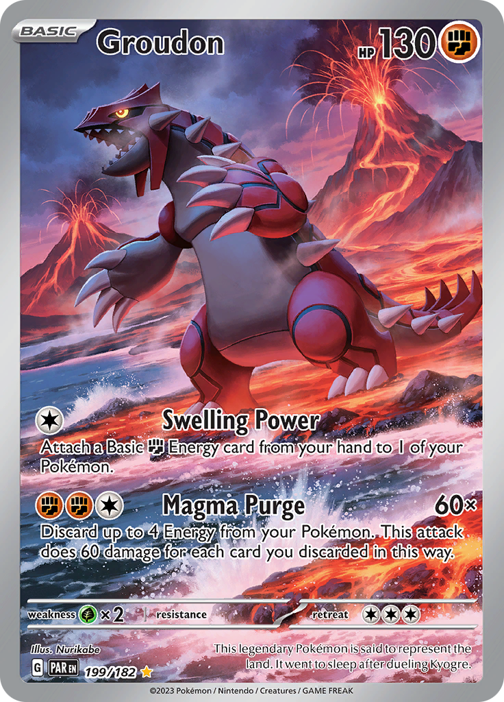 Groudon (199/182) [Scarlet & Violet: Paradox Rift] | Mega City Incorporated