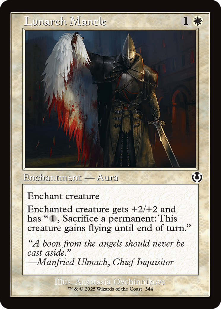 Lunarch Mantle (Retro Frame) [Innistrad Remastered] | Mega City Incorporated