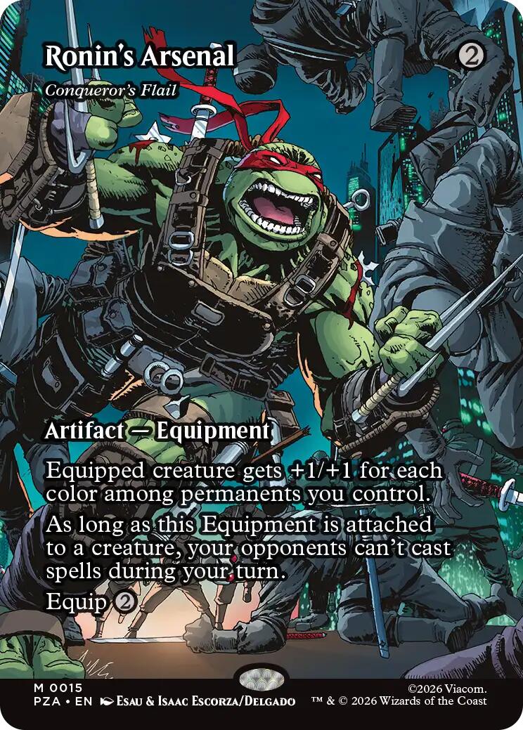 Ronin's Arsenal - Conqueror's Flail (Borderless) [Teenage Mutant Ninja Turtles Eternal-Legal] | Mega City Incorporated