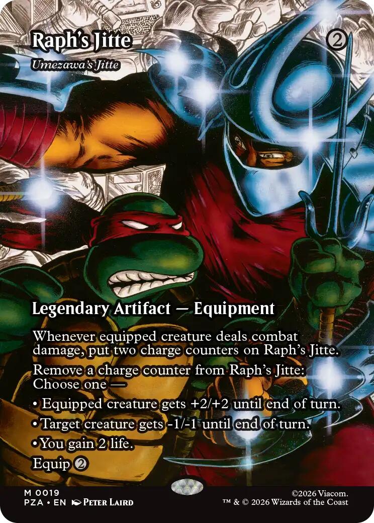 Raph's Jitte - Umezawa's Jitte (Borderless) [Teenage Mutant Ninja Turtles Eternal-Legal] | Mega City Incorporated