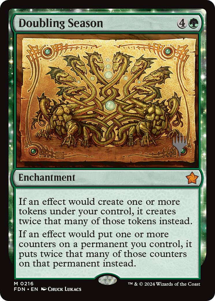 Doubling Season [Foundations Promos] | Mega City Incorporated