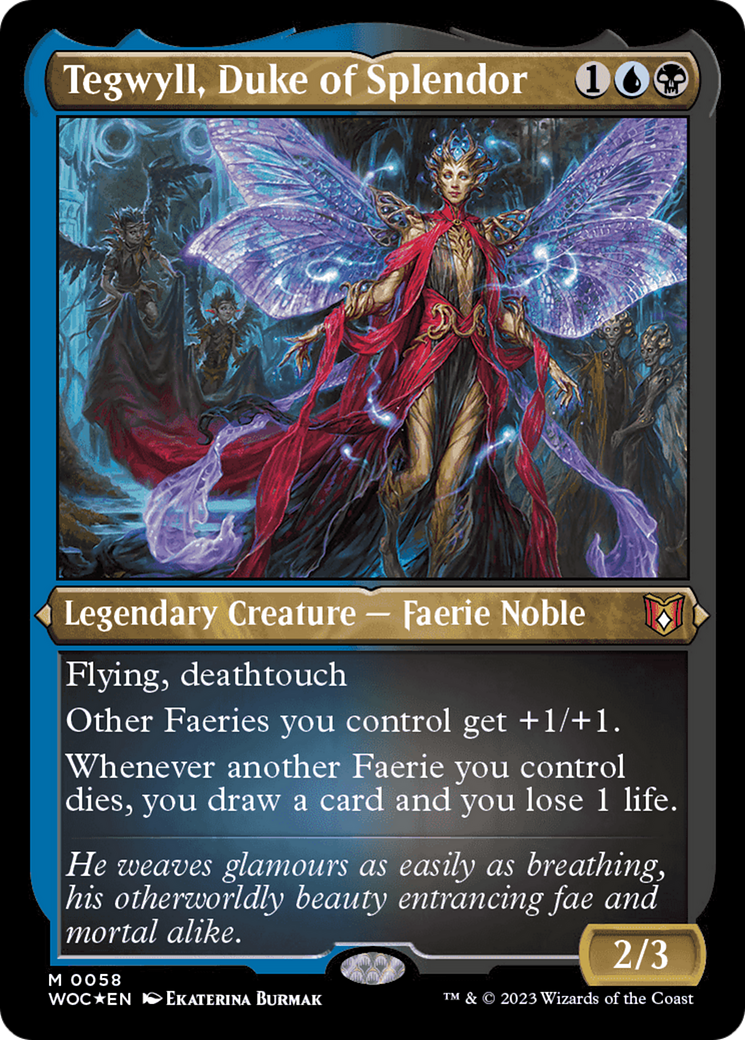 Tegwyll, Duke of Splendor (Display Commander) [Wilds of Eldraine Commander] | Mega City Incorporated