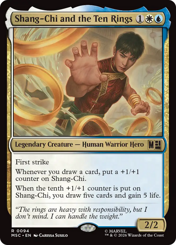 Shang-Chi and the Ten Rings (Surge Foil) [Marvel Super Heroes Commander] | Mega City Incorporated