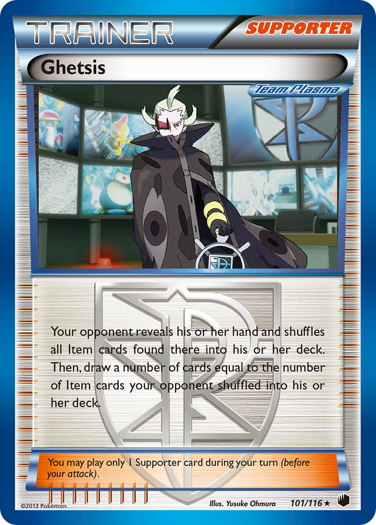 Ghetsis (101/116) [Black & White: Plasma Freeze] | Mega City Incorporated