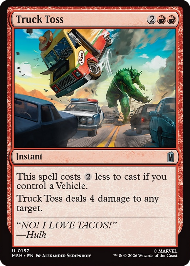 Truck Toss [Marvel Super Heroes] | Mega City Incorporated