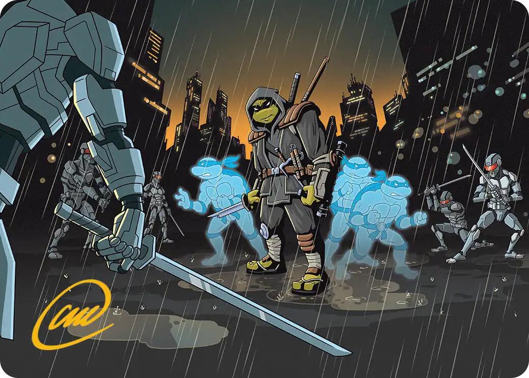 The Last Ronin's Technique Art Card (Gold-Stamped Signature) [Teenage Mutant Ninja Turtles Art Series] | Mega City Incorporated