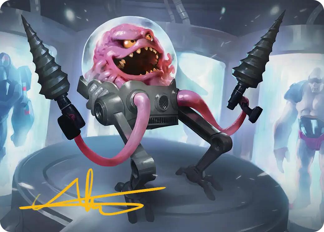 Krang, Master Mind Art Card (4/54) (Gold-Stamped Signature) [Teenage Mutant Ninja Turtles Art Series] | Mega City Incorporated