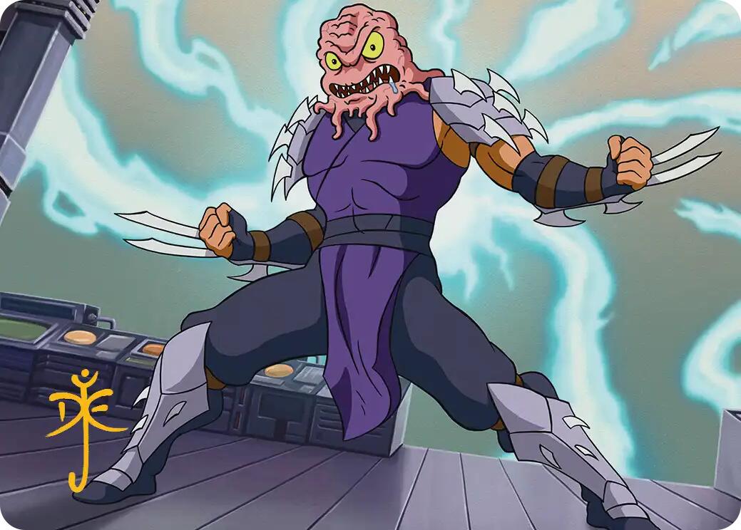 Krang & Shredder Art Card (Gold-Stamped Signature) [Teenage Mutant Ninja Turtles Art Series] | Mega City Incorporated