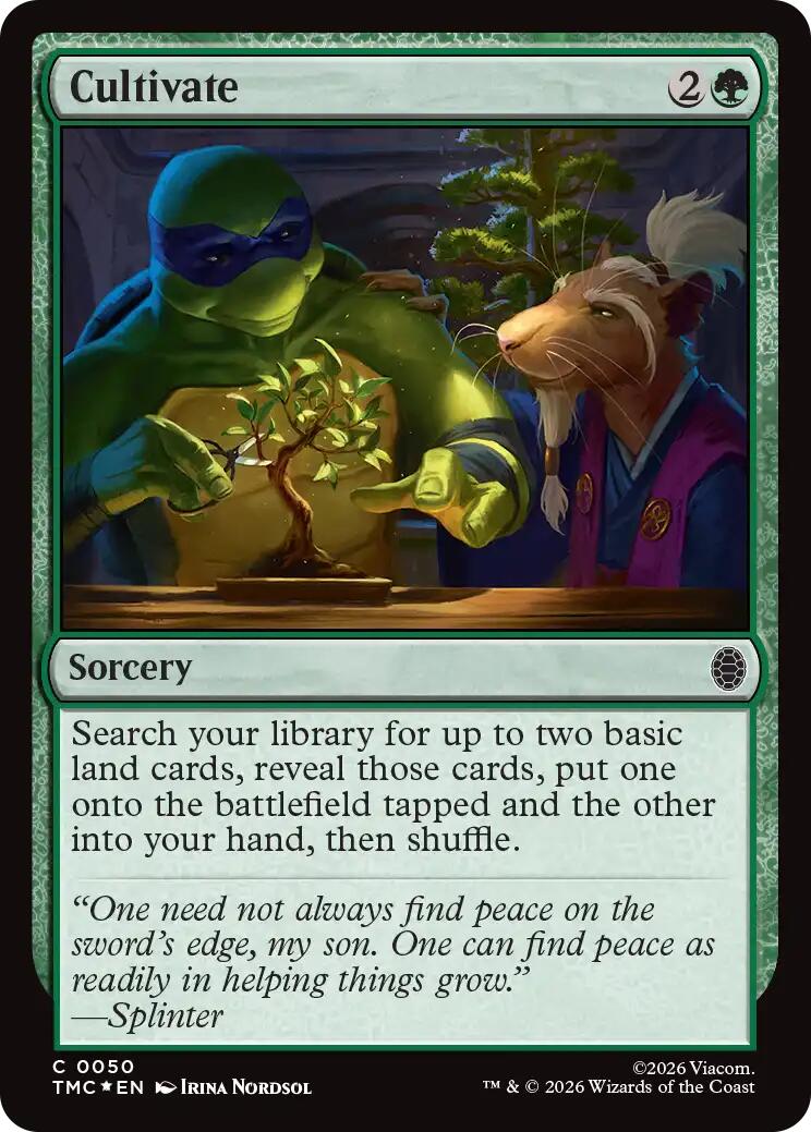 Cultivate (Surge Foil) [Teenage Mutant Ninja Turtles Commander] | Mega City Incorporated