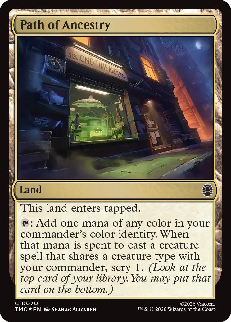 Path of Ancestry (Surge Foil) [Teenage Mutant Ninja Turtles Commander] | Mega City Incorporated