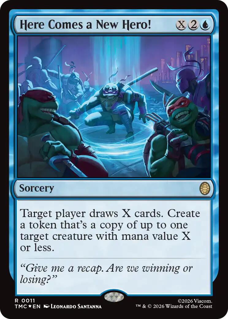 Here Comes a New Hero! (Surge Foil) [Teenage Mutant Ninja Turtles Commander] | Mega City Incorporated