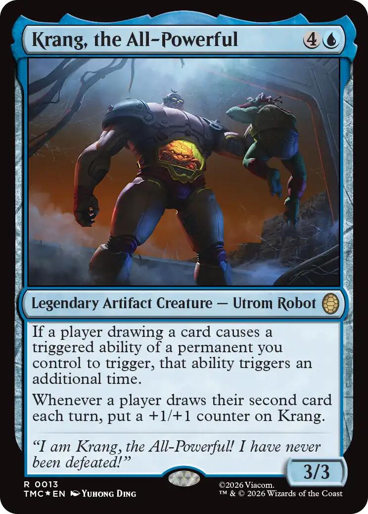 Krang, the All-Powerful (Surge Foil) [Teenage Mutant Ninja Turtles Commander] | Mega City Incorporated