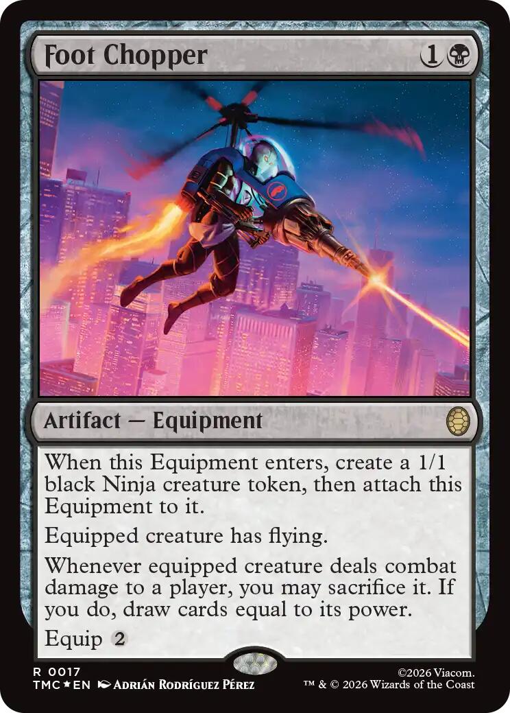 Foot Chopper (Surge Foil) [Teenage Mutant Ninja Turtles Commander] | Mega City Incorporated