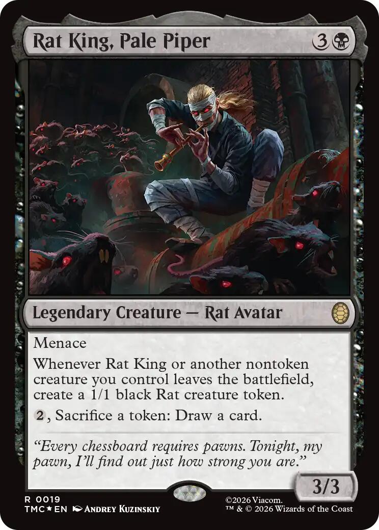 Rat King, Pale Piper (Surge Foil) [Teenage Mutant Ninja Turtles Commander] | Mega City Incorporated