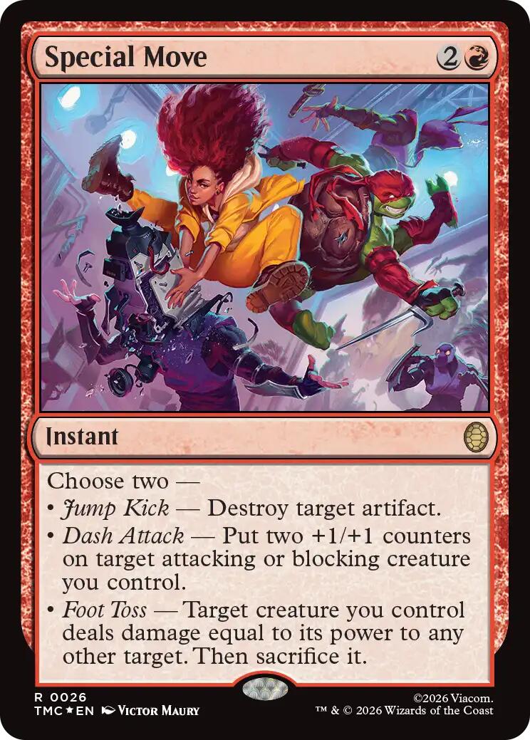 Special Move (Surge Foil) [Teenage Mutant Ninja Turtles Commander] | Mega City Incorporated