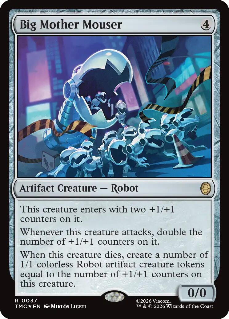 Big Mother Mouser (Surge Foil) [Teenage Mutant Ninja Turtles Commander] | Mega City Incorporated