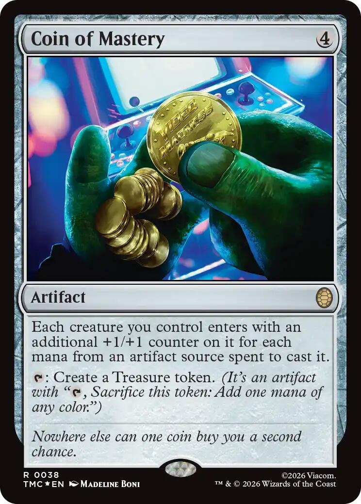 Coin of Mastery (Surge Foil) [Teenage Mutant Ninja Turtles Commander] | Mega City Incorporated