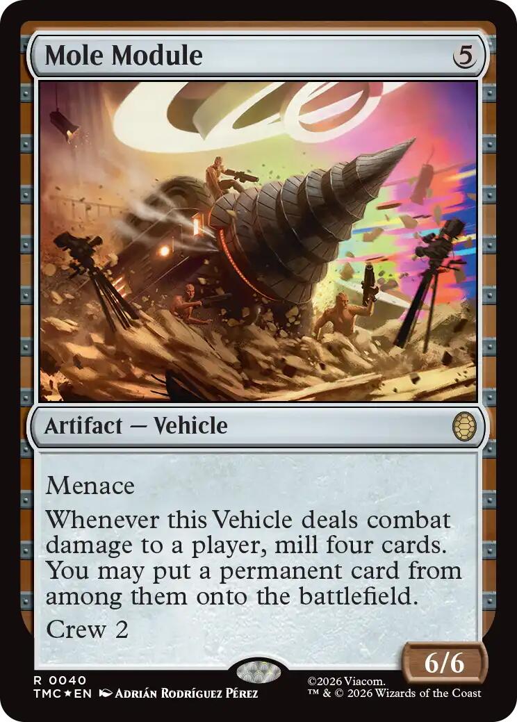 Mole Module (Surge Foil) [Teenage Mutant Ninja Turtles Commander] | Mega City Incorporated