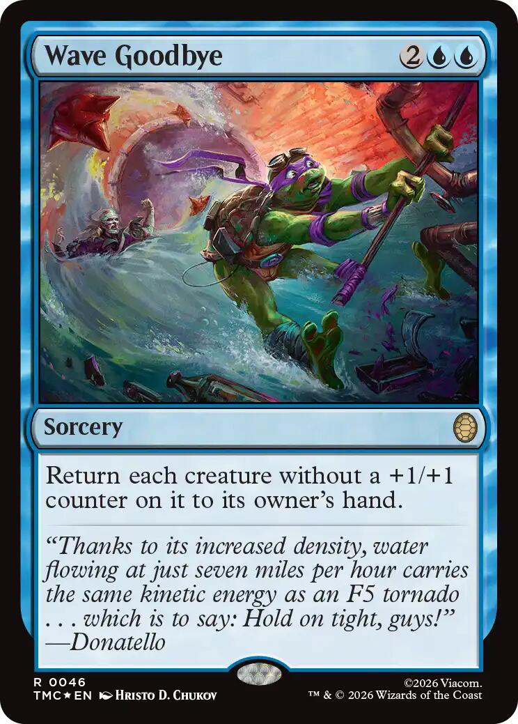 Wave Goodbye (Surge Foil) [Teenage Mutant Ninja Turtles Commander] | Mega City Incorporated