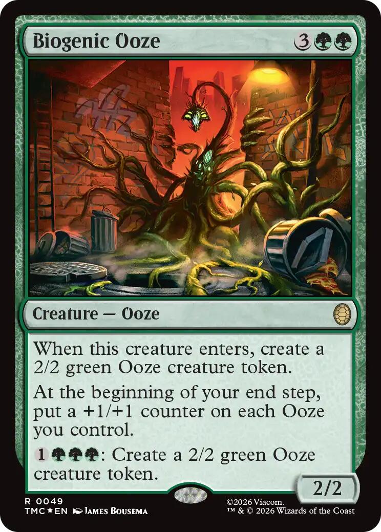 Biogenic Ooze (Surge Foil) [Teenage Mutant Ninja Turtles Commander] | Mega City Incorporated