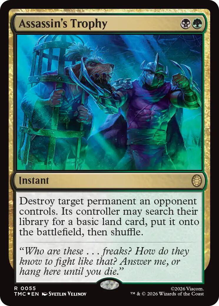 Assassin's Trophy (Surge Foil) [Teenage Mutant Ninja Turtles Commander] | Mega City Incorporated