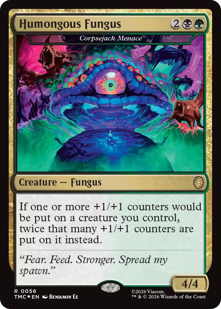 Humongous Fungus - Corpsejack Menace (Surge Foil) [Teenage Mutant Ninja Turtles Commander] | Mega City Incorporated