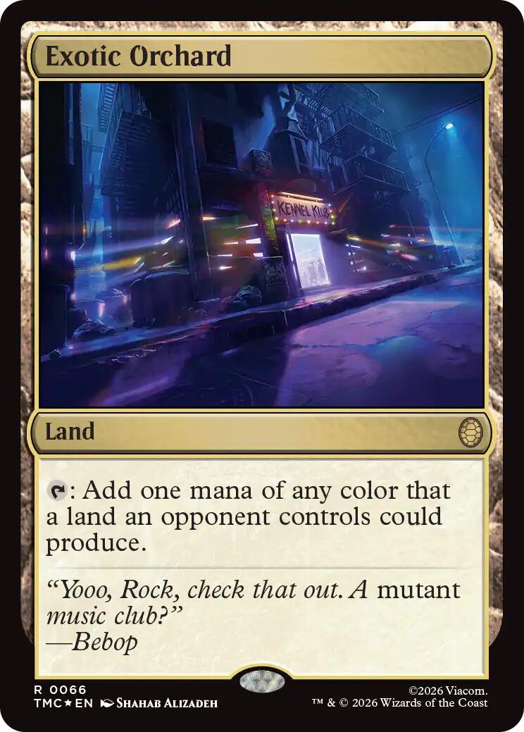 Exotic Orchard (Surge Foil) [Teenage Mutant Ninja Turtles Commander] | Mega City Incorporated