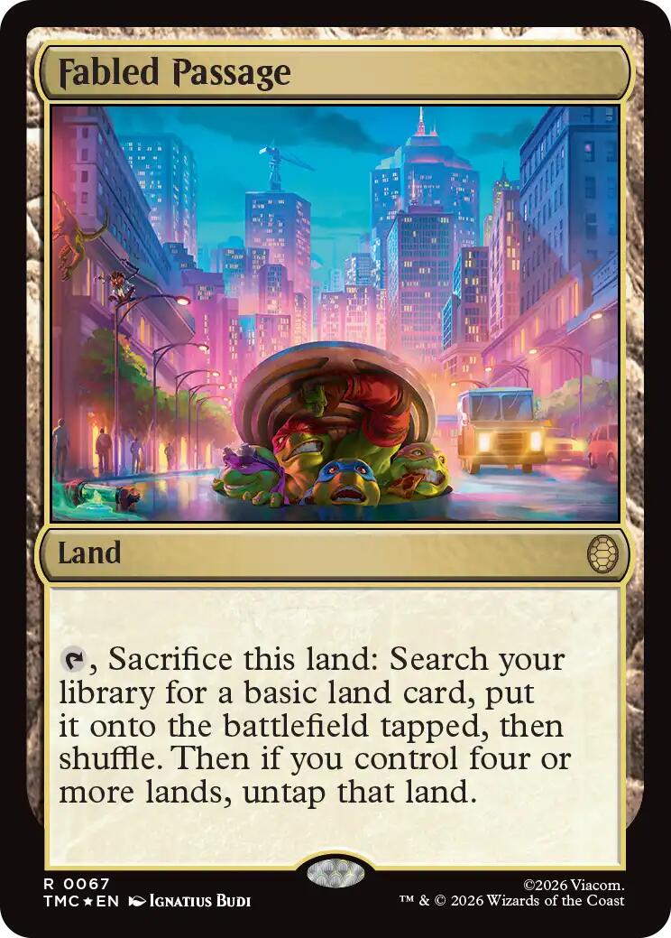 Fabled Passage (Surge Foil) [Teenage Mutant Ninja Turtles Commander] | Mega City Incorporated