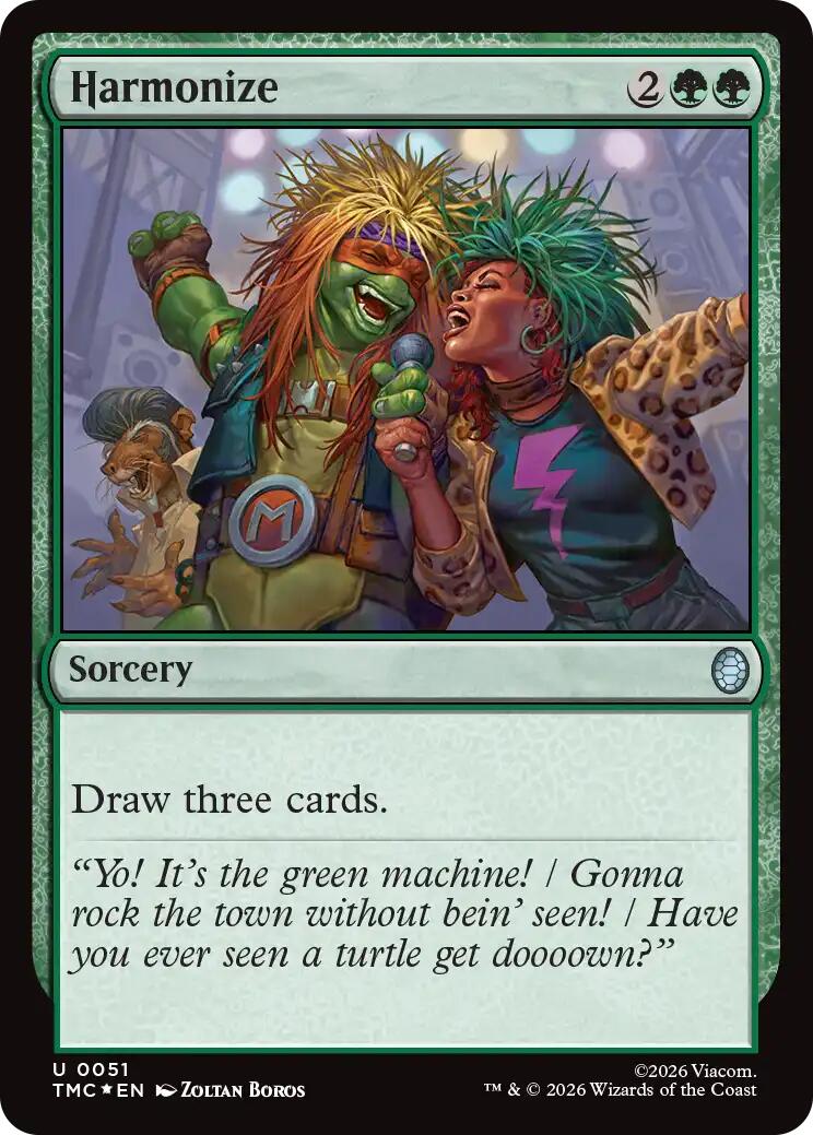 Harmonize (Surge Foil) [Teenage Mutant Ninja Turtles Commander] | Mega City Incorporated