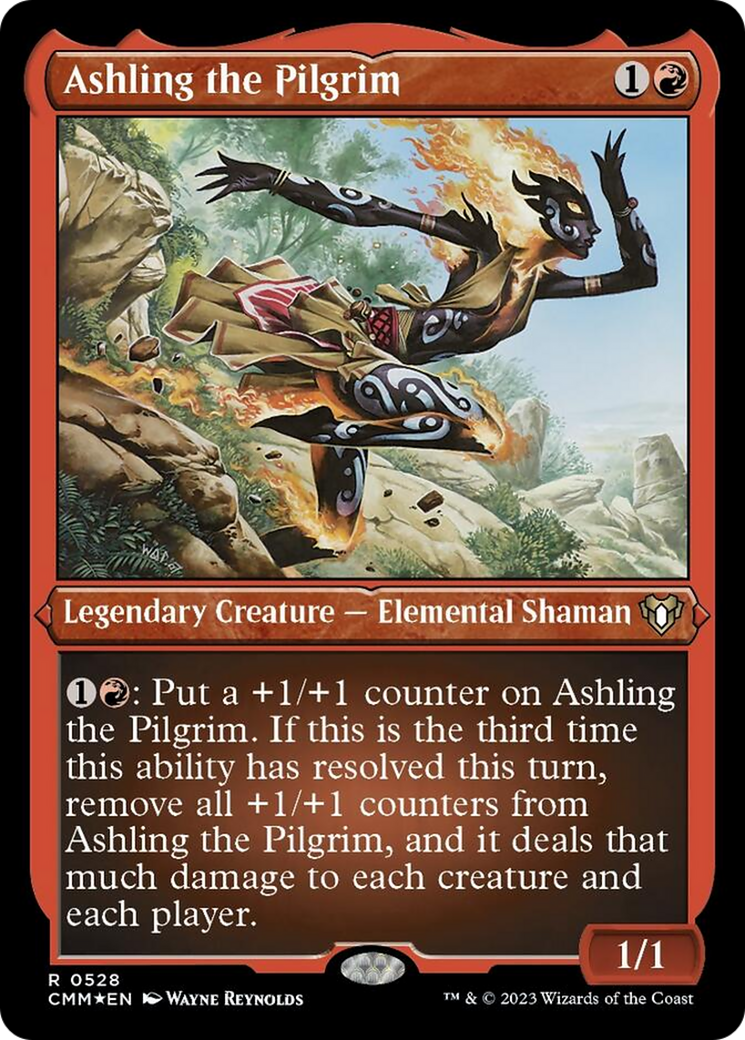 Ashling the Pilgrim (Foil Etched) [Commander Masters] | Mega City Incorporated